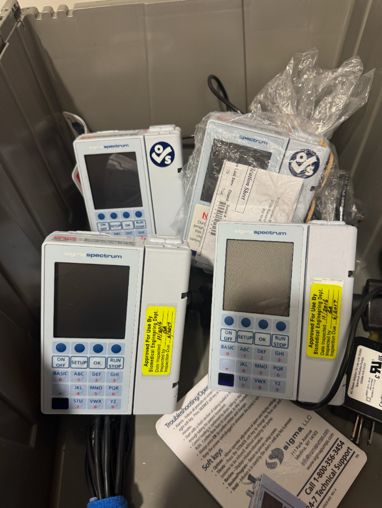 Image of Sigma Spectrum Infusion Pumps - Quantity 4
